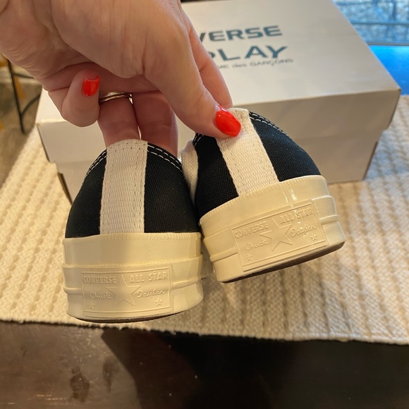 Comme Des Garçons X Converse PLAY Low Sneakers - Picture 7 of 7